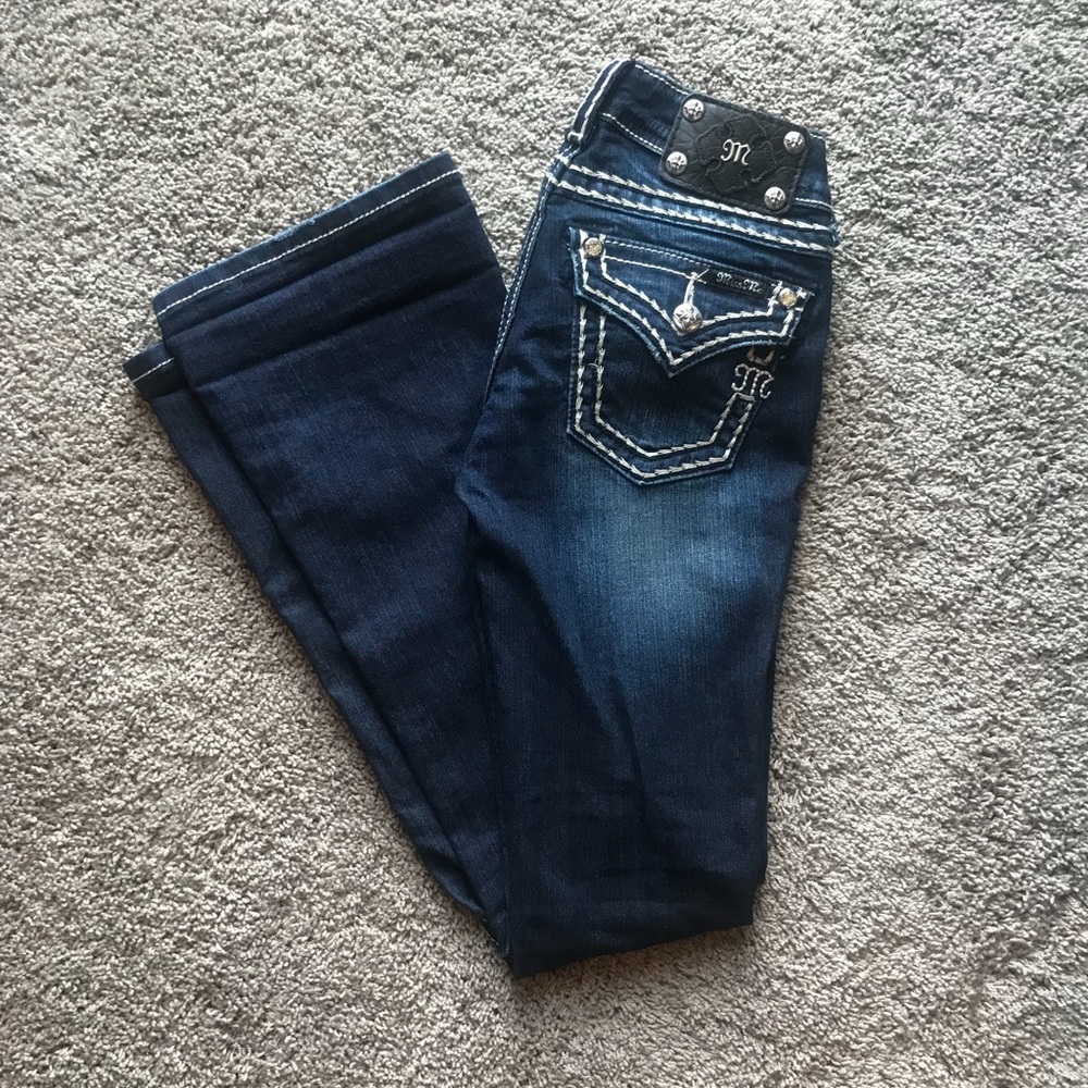 Miss Me Bootcut Jeans, Size 24, Inseam 32
